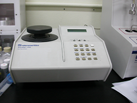 Density analyzer(Gas pycnometer)